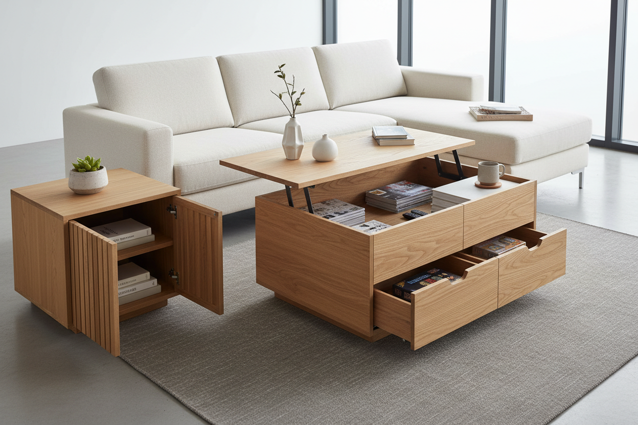 Stop the Clutter: How to Choose the Perfect Storage Coffee and End Tables