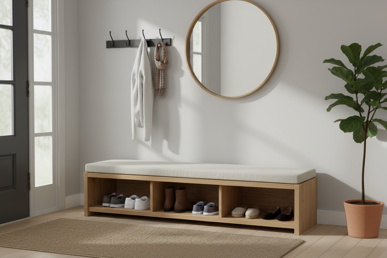 Stop Tripping Over Shoes: Finding the Perfect Entryway Storage Bench for Your Home