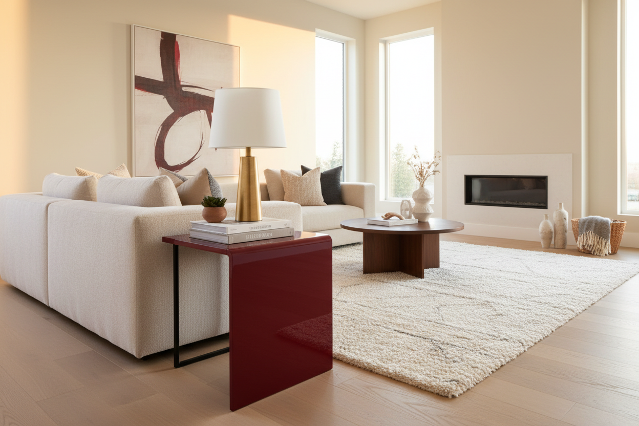 Stylish Ways to Incorporate Red End Tables into Your Home