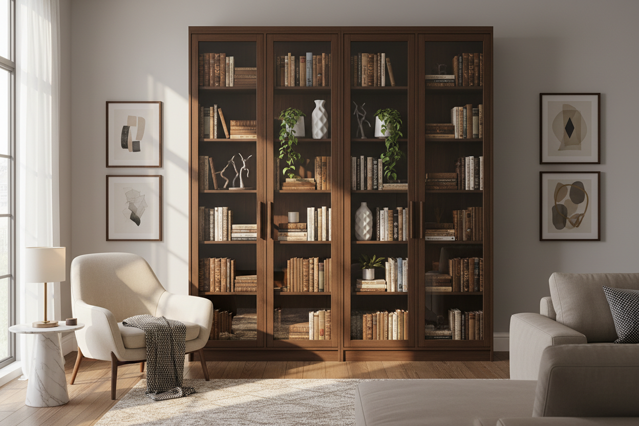 The Complete Guide to Finding the Perfect Bookcase with Doors for Your Space