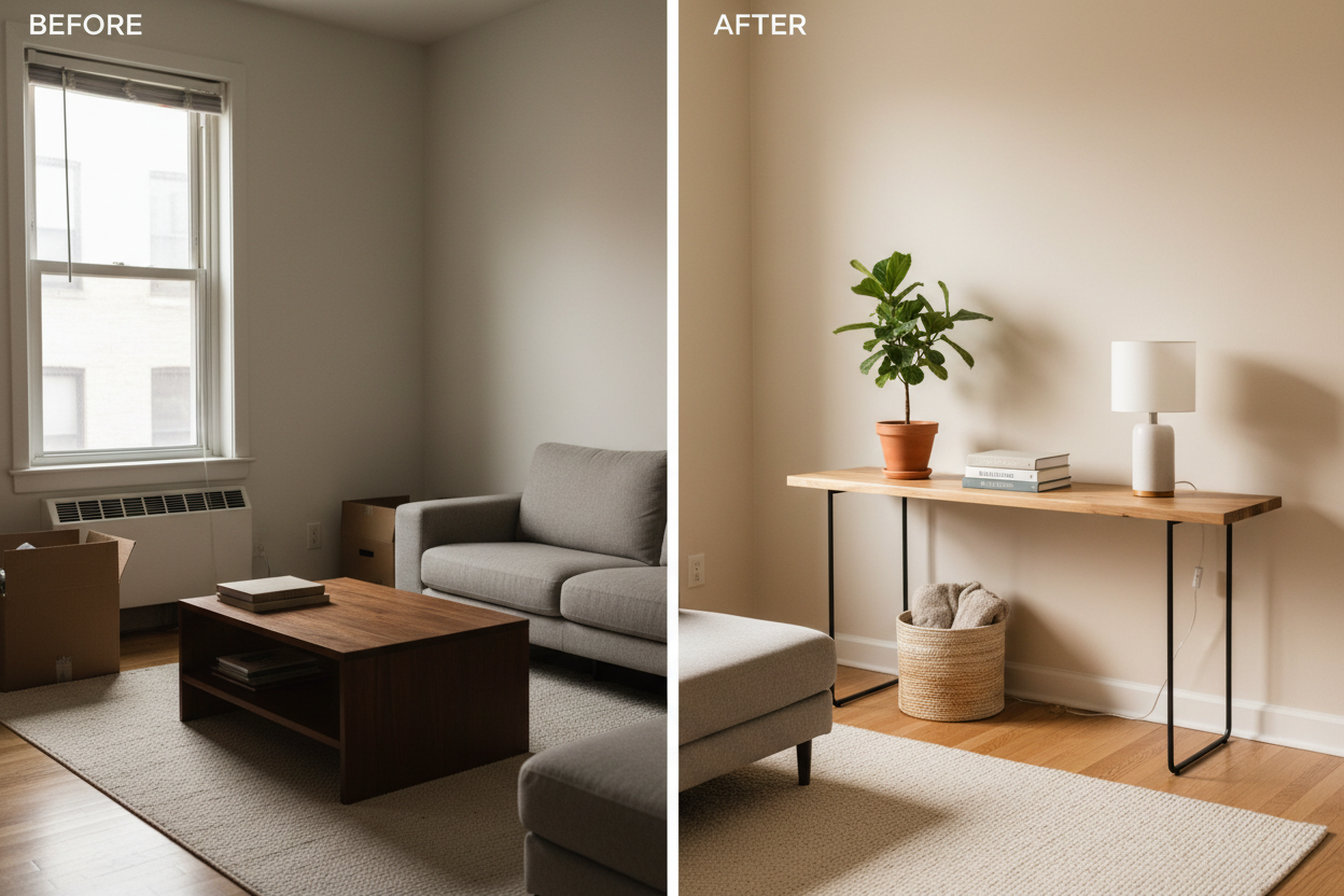 The Surprising Power of Skinny Tables: How I Transformed My Cramped Apartment