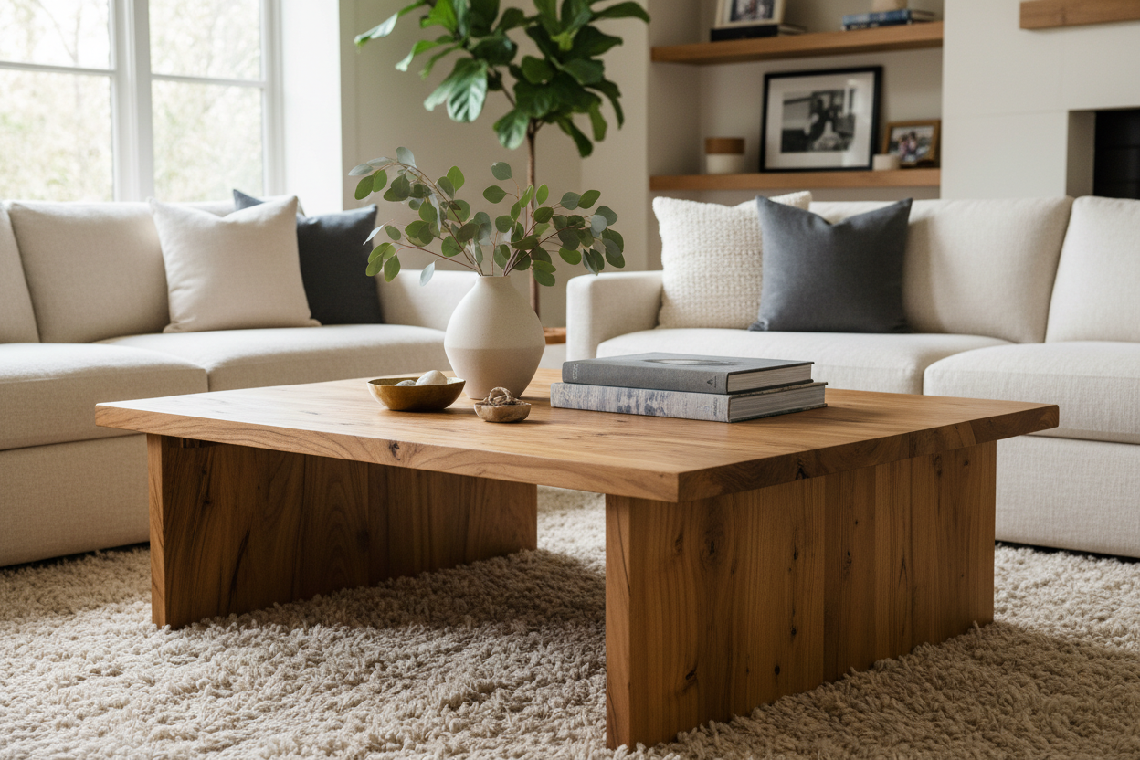 The Timeless Appeal: How a Wooden Decorative Table Anchors Your Home Design