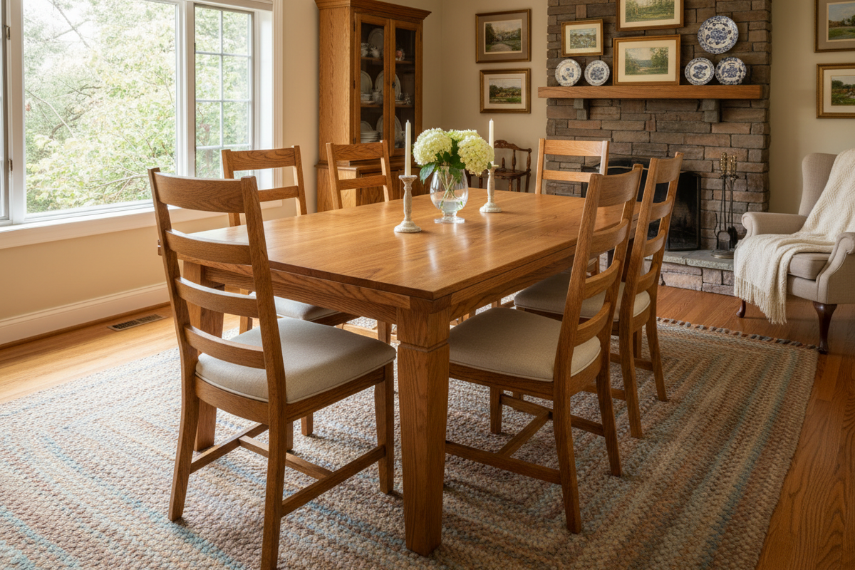 The Timeless Appeal of Oak: Finding the Right Dining Set for Your Home