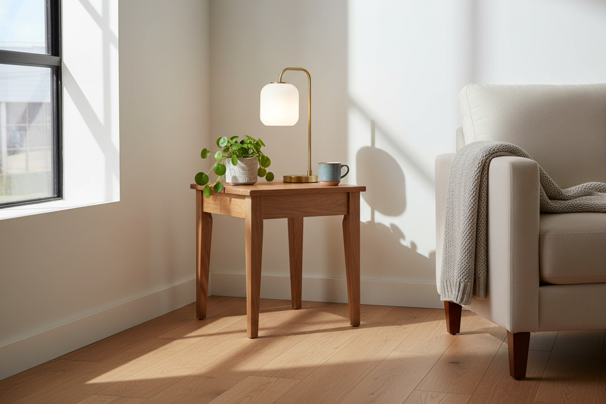 Tiny but Mighty: Transforming Tight Corners with the Perfect Wood Side Table