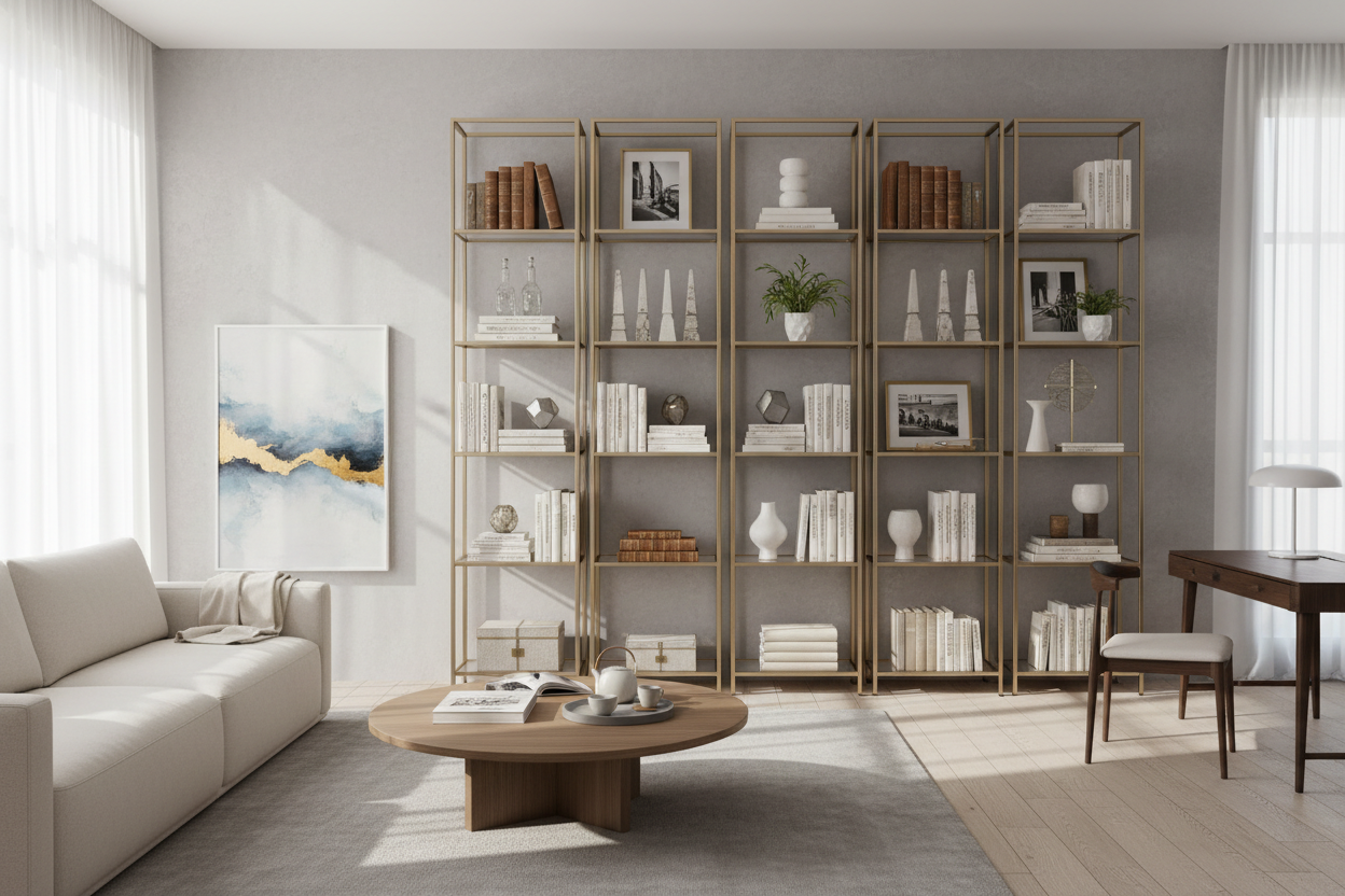 Transform Your Space with Stylish Glass Door Shelving Units