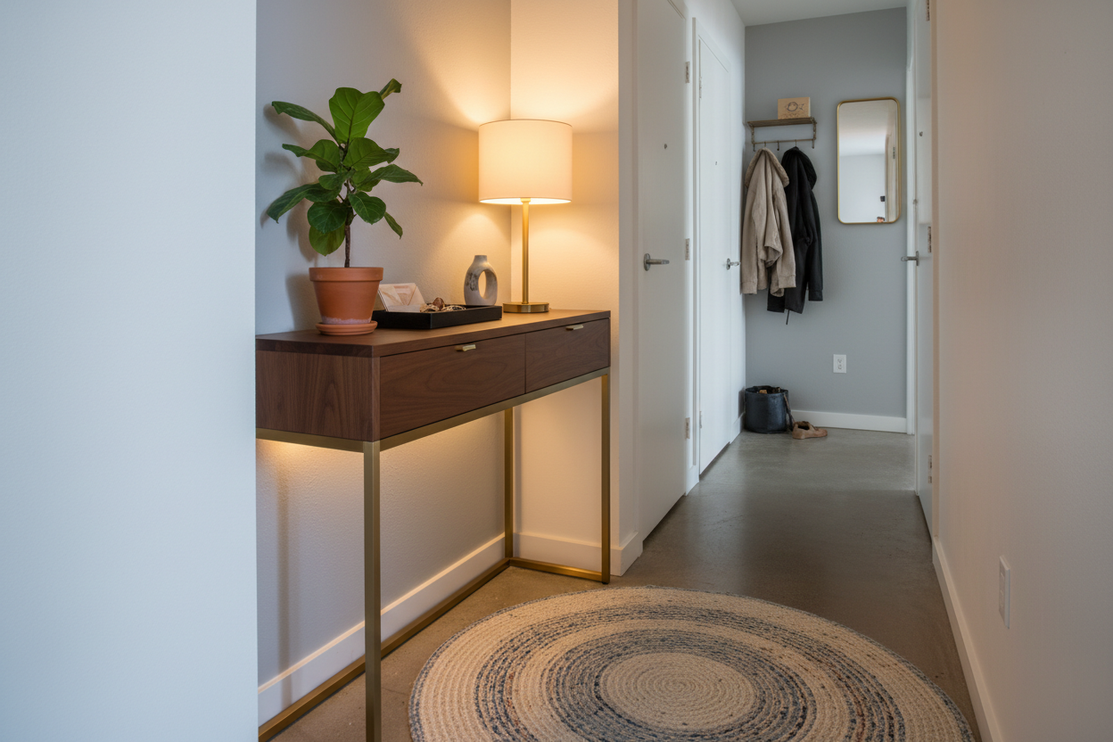 Why a 28-Inch Console Table is the Secret Weapon for Tight Spaces