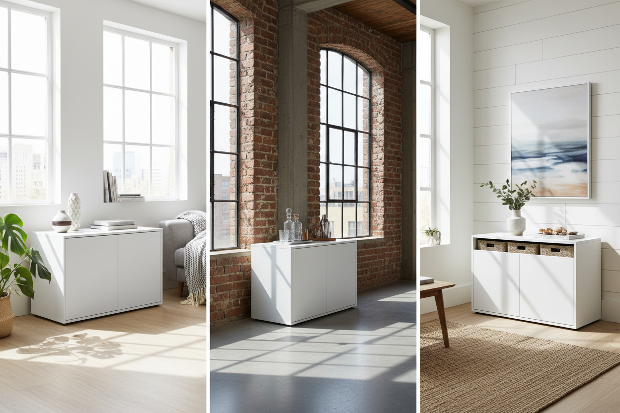 Why a Compact White Cabinet is the Ultimate Space-Saving Chameleon