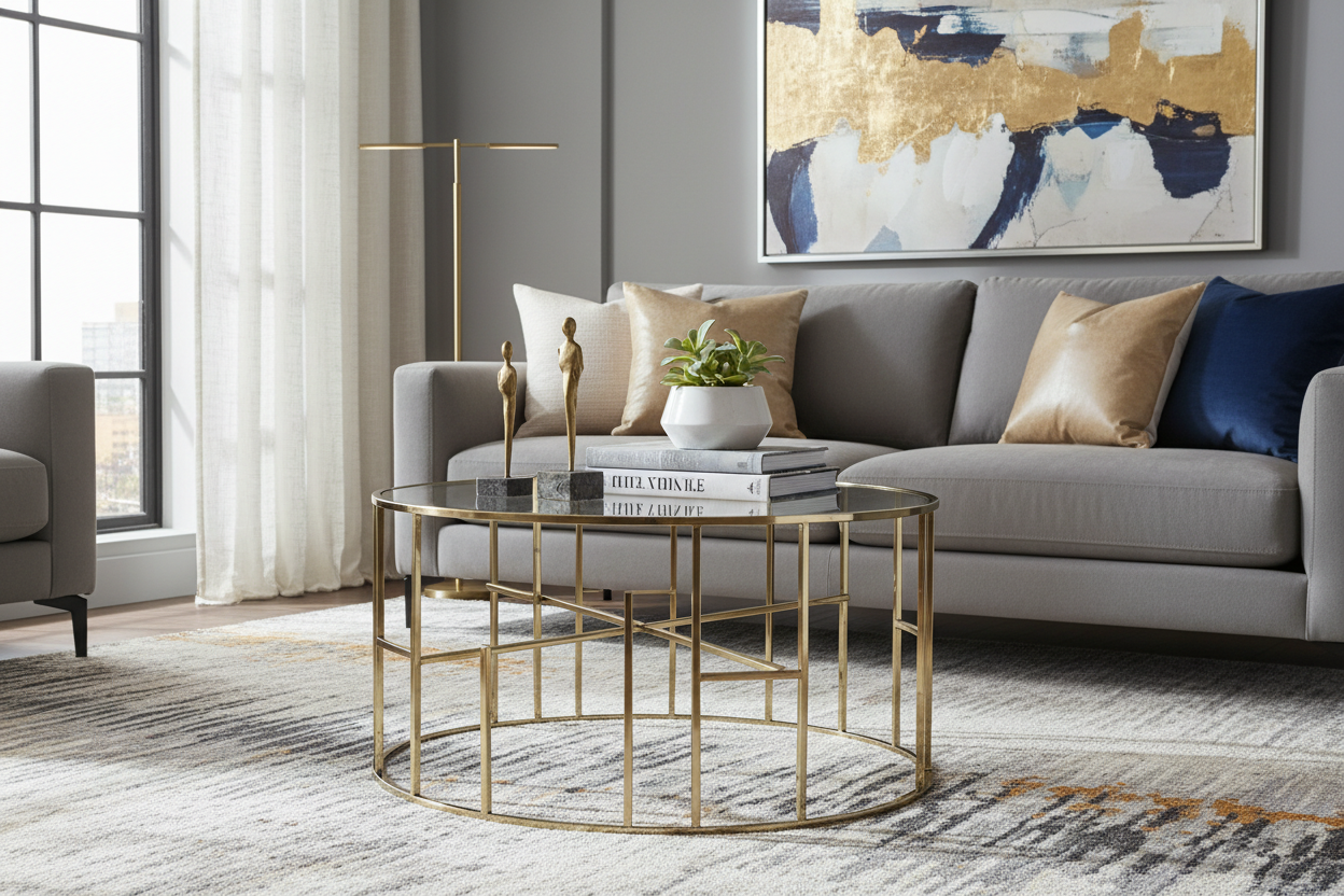 Why a Decorative Metal Table is the Missing Piece Your Living Room Needs