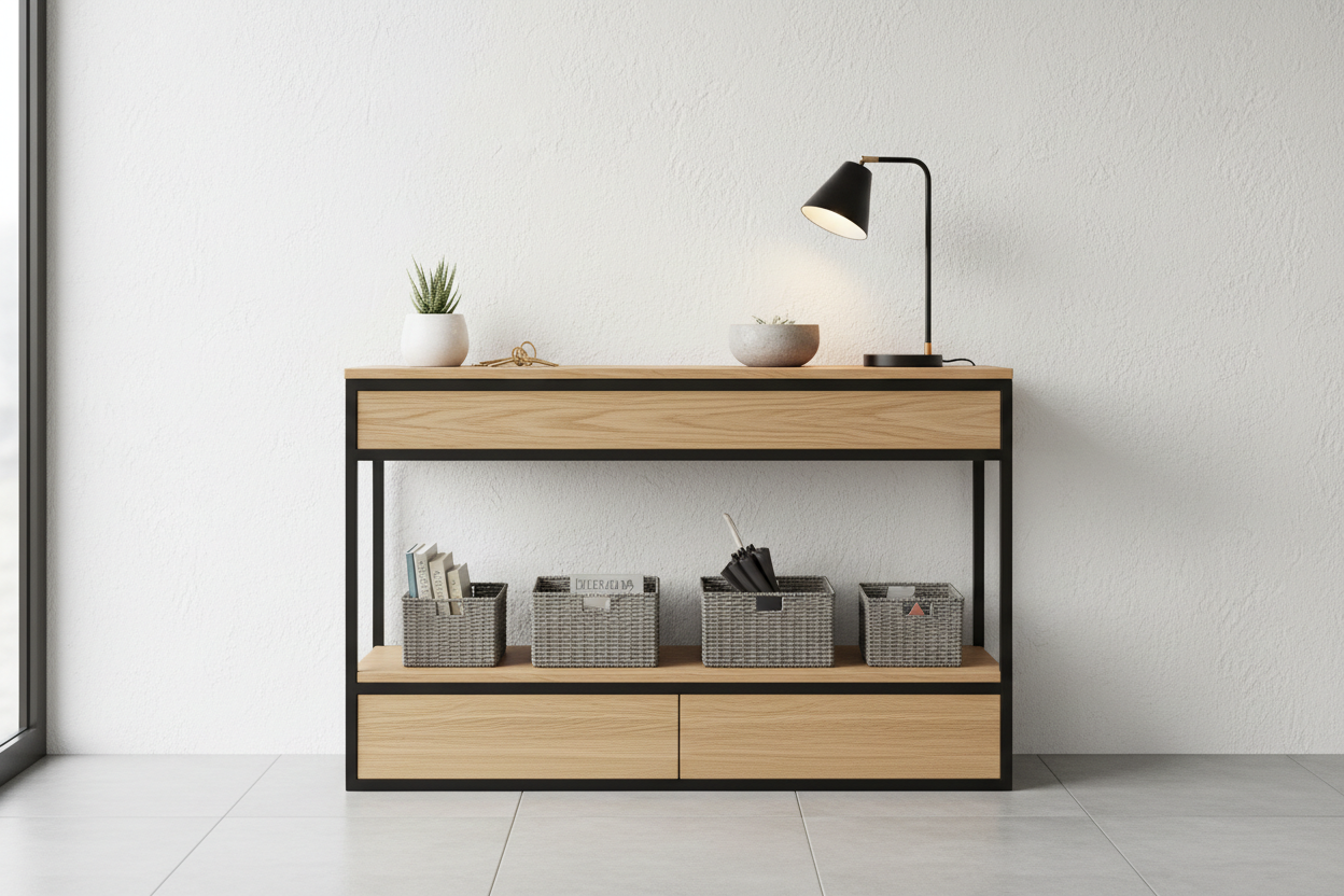 Why a Narrow Console Table is the Storage Hero Your Small Space Needs