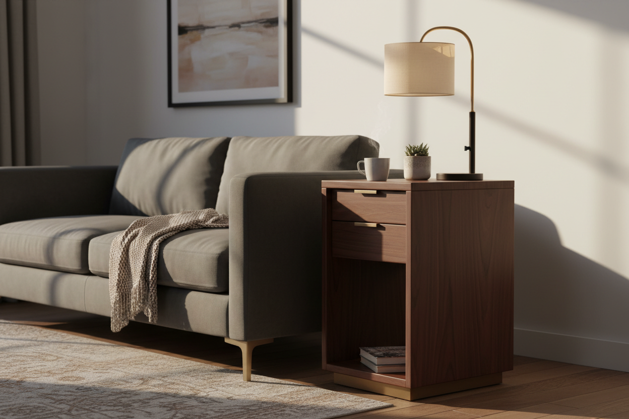 Why a Slim Side Table with Storage Changed How I Use My Living Room