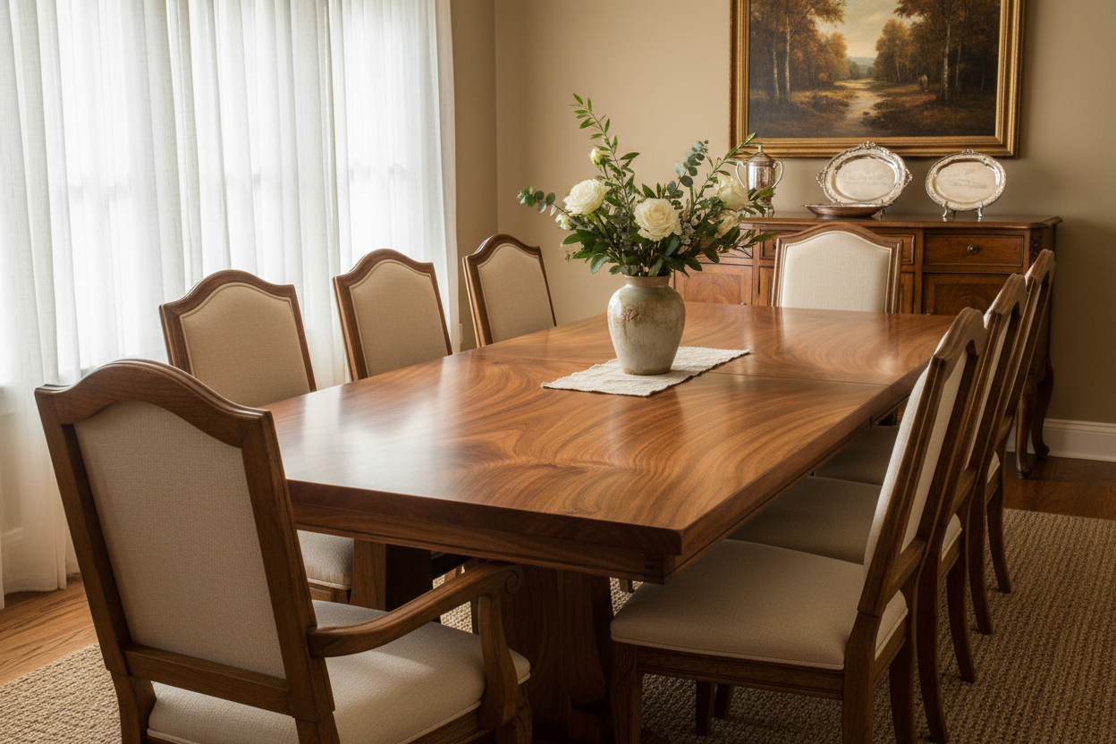 Why an Elegant Wood Dining Table is the Only Investment Piece You Actually Need