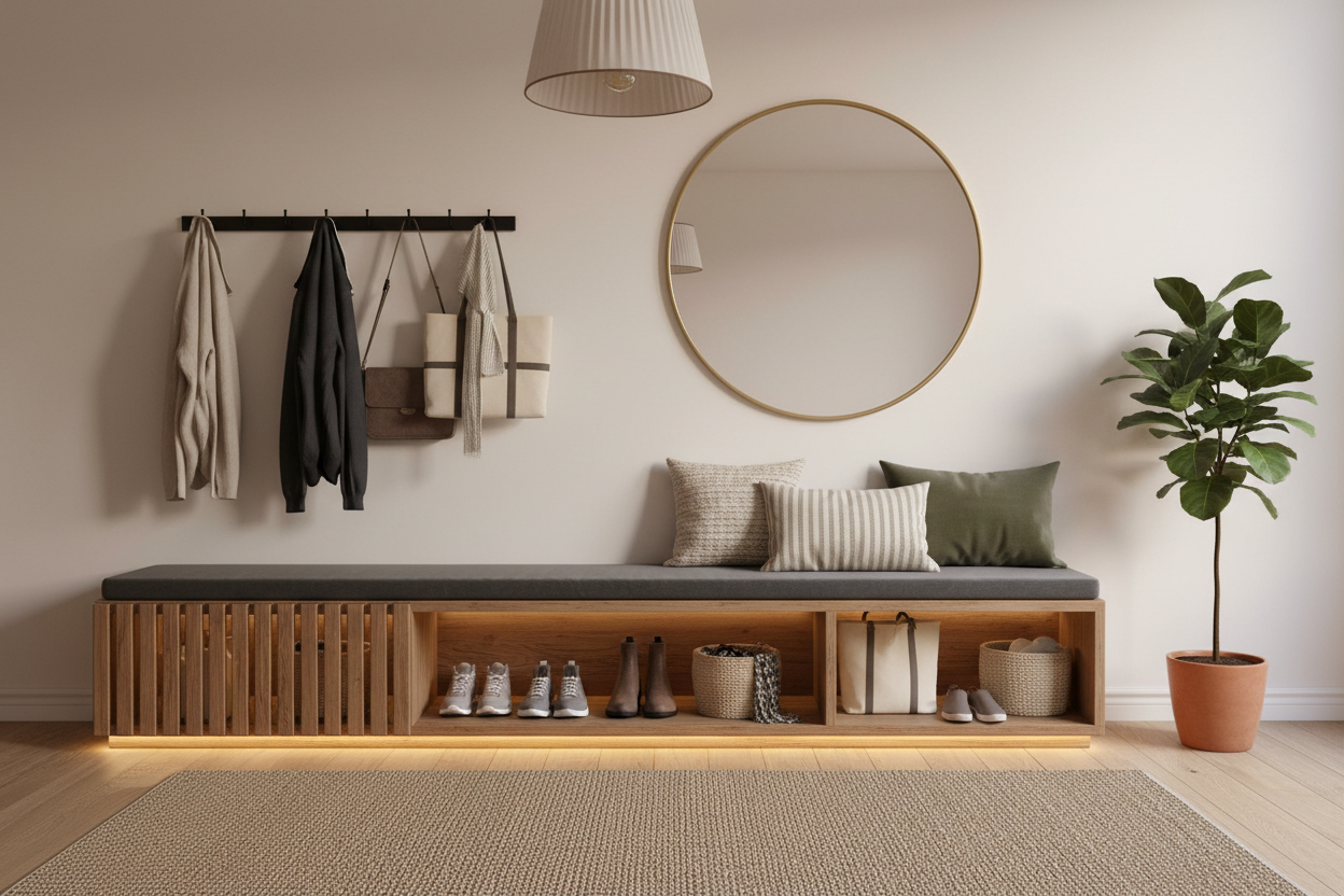 Why Front-Access Storage Benches Are the Unsung Heroes of Entryway Organization