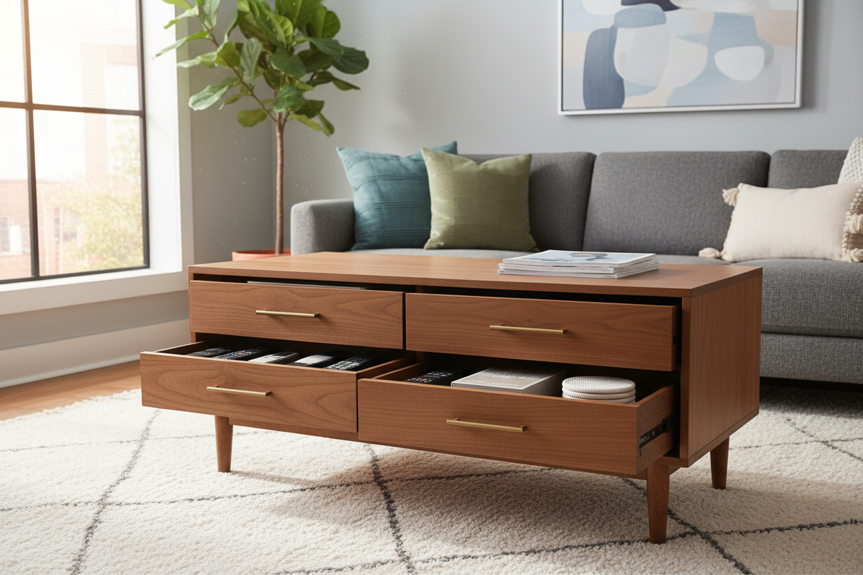 Why I Finally Ditched My Coffee Table for an Accent Table with Drawers (And You Should Too)