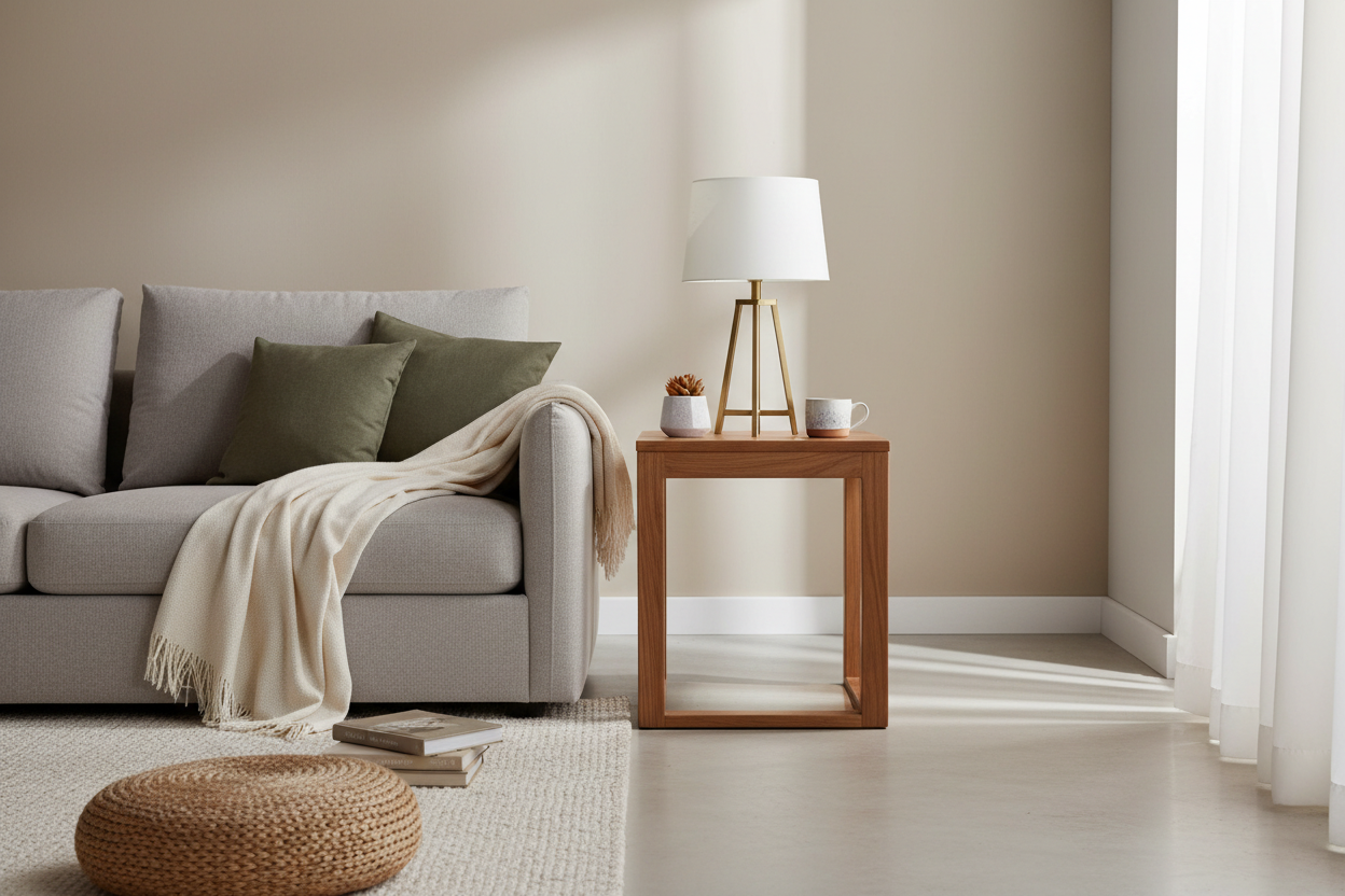 Why the Right Wooden Side Table Anchors a Room Better Than Anything Else