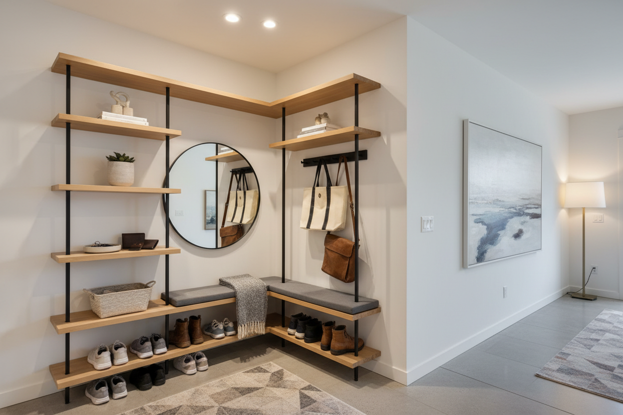 Why Your Dead Corner is the Secret to a Tidy Entryway