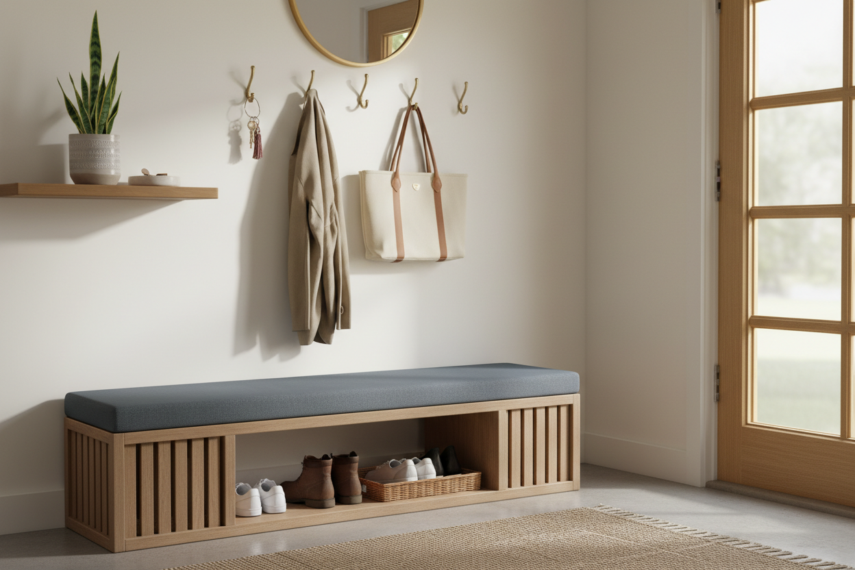 Why Your Front Door Needs a Landing Zone: Finding the Perfect Entry Bench