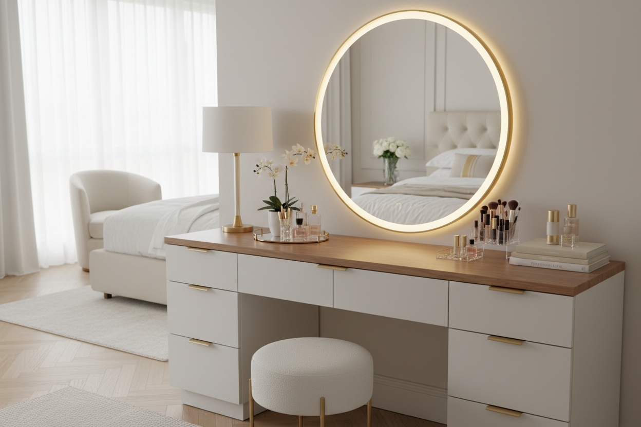 Your Dream Vanity Awaits: Finding the Perfect Mirror & Storage Combo
