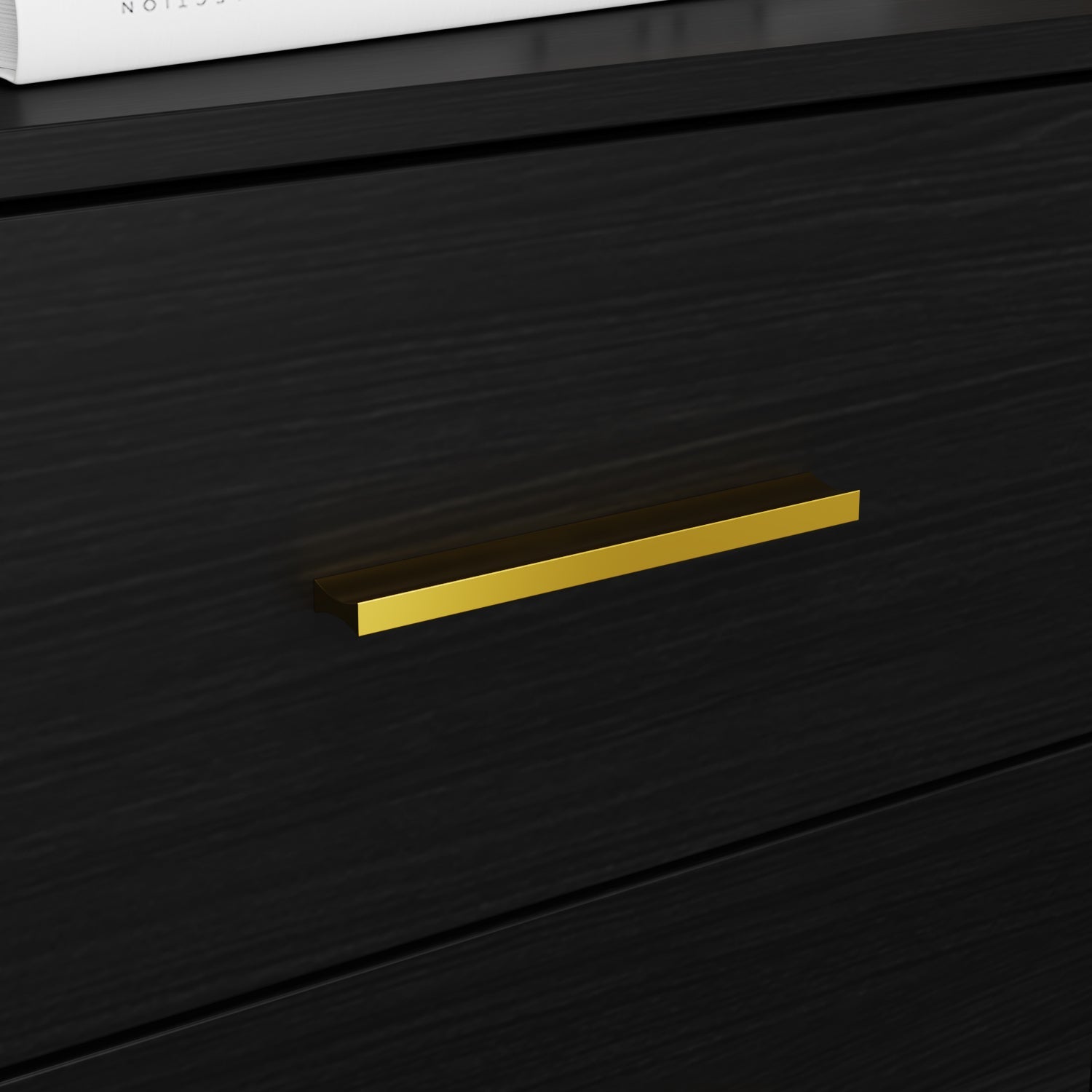 Buffet Sideboard with 3 Drawers & 2 Doors Storage Cabinet Sideboard Credenza Metal Legs for Dining Room and Living Room