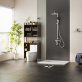 31.5 inch Industrial Brown Toilet Storage with Mesh Doors