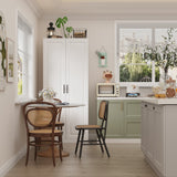 72.2 inches Modern White Kitchen Pantry With Rotating Food Storage Shelves, Door-mounted Racks, Adjustable Shelving