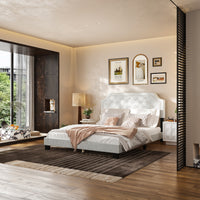 Low Profile Platform Bed With Modern Design