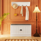 Hall Tree Shelf Rack Shoe Storage Coat Organizer Cabinet for Entryway in Combination