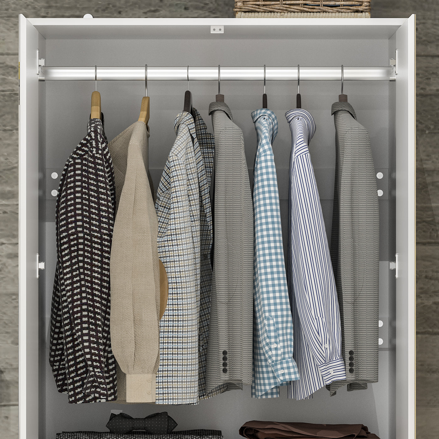 Hylja 31.5" Modern White Entryway Cabinet with Spacious Drawers - Sleek Design