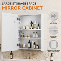 Multi-Function Lighted Bathroom Medicine Cabinet Mirror 