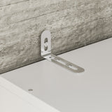 31.5 inches Modern White Entryway Cabinet with Spacious Drawers - Sleek Design