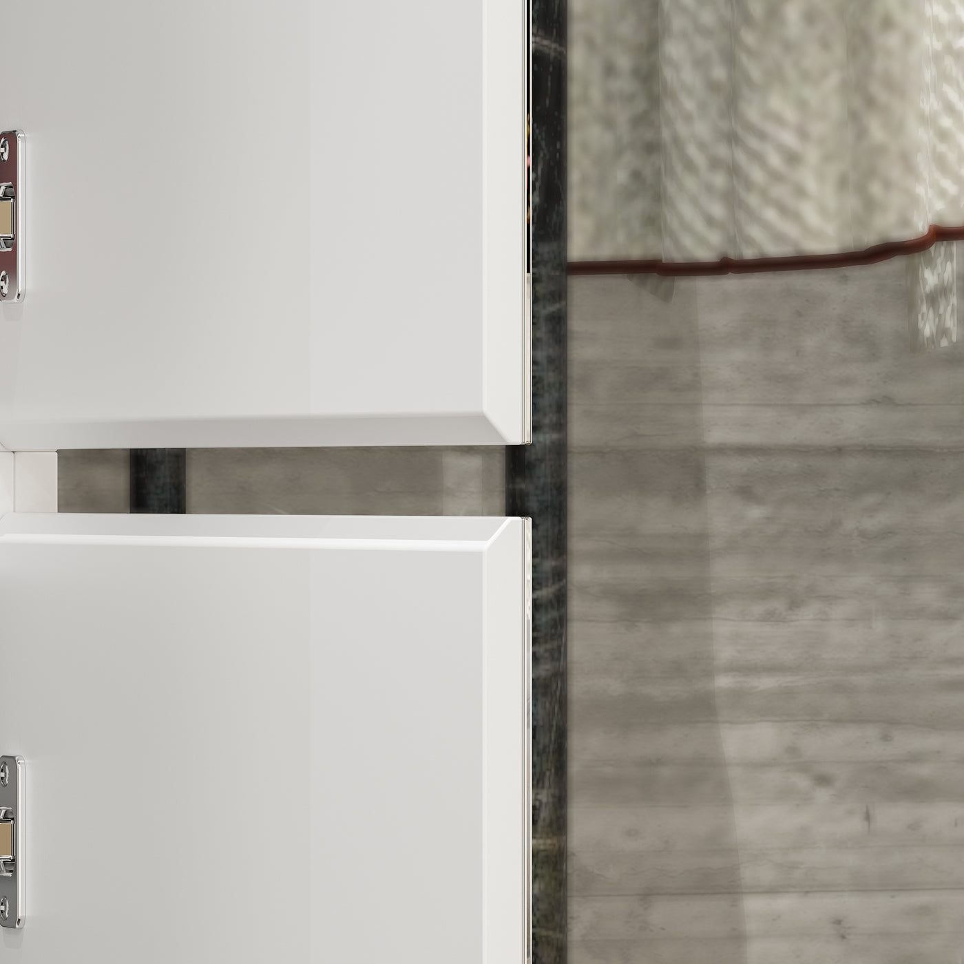 Hylja 31.5" Modern White Entryway Cabinet with Spacious Drawers - Sleek Design