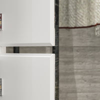 Hylja 31.5" Modern White Entryway Cabinet with Spacious Drawers - Sleek Design