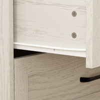 54.6" Rustic Wood Dresser with 8 Drawers