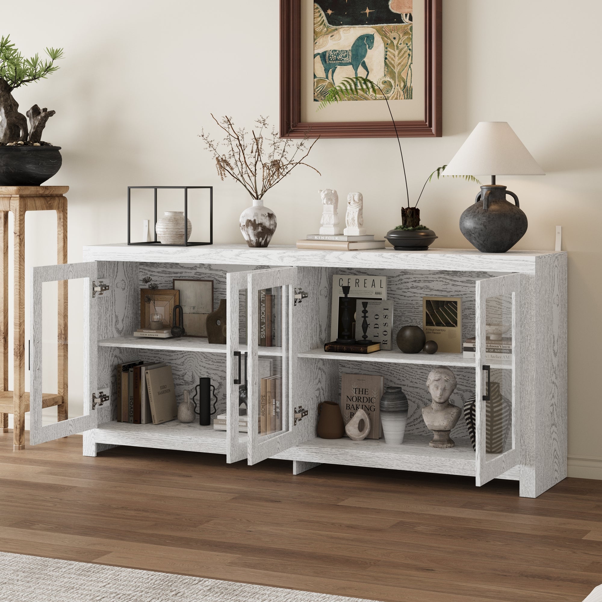 4-Door Sideboard With Strong Storage