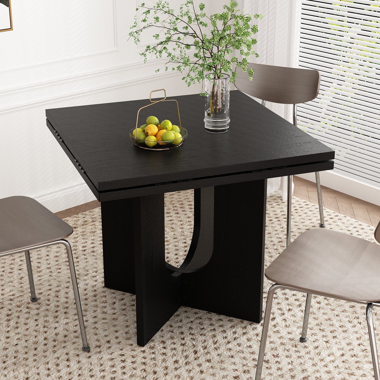 47.2" Round Folding Dining Table