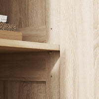 55" Modern Black Sideboard with Hidden Gun Safe & RFID NFC Lock