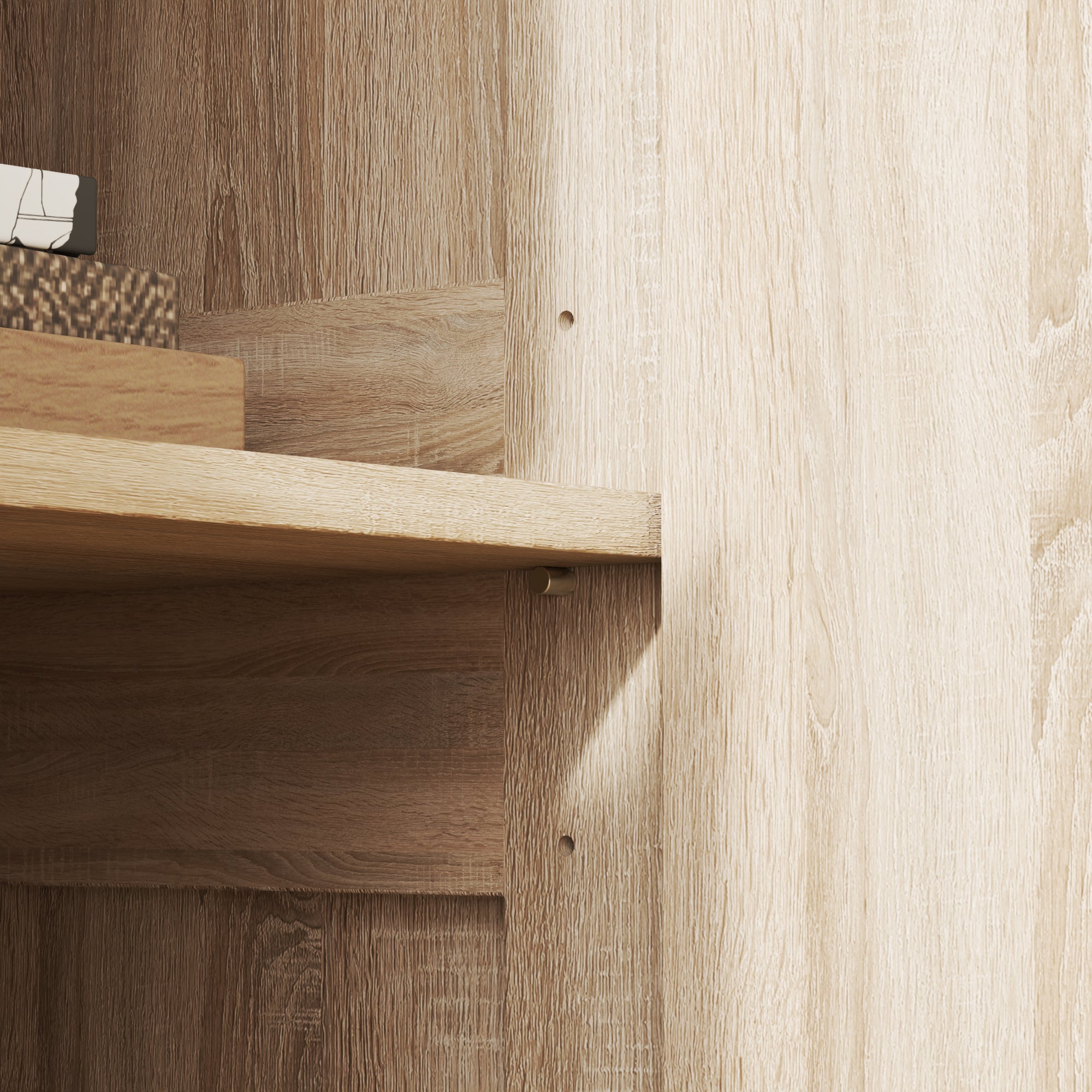 55'' W 3-Drawer Sideboard With Hidden Gun Safe Lock & Hidden Space & NFC