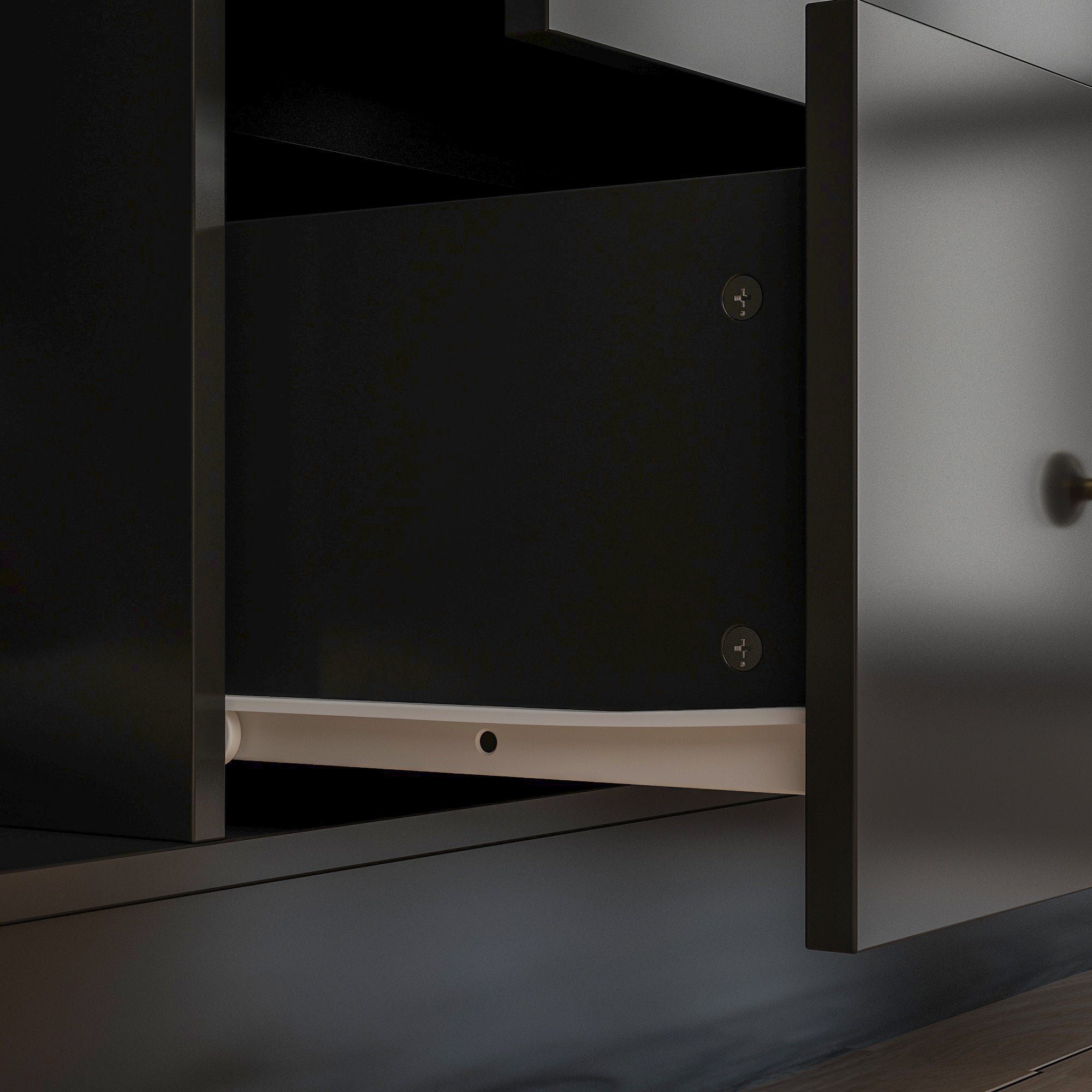 Wardrobe Multifunctional Large Storage Cabinet Armoire with Mirror