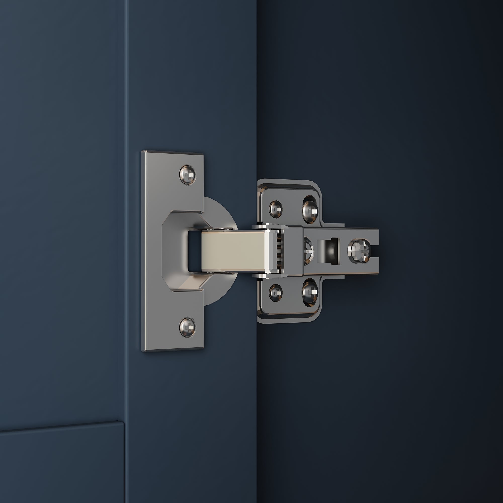 Closet Storage Wardrobe 2-Door 2-Drawer 1-Mirror for Bedroom