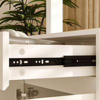 71" Modern Minimalist Standing Desk with File Drawer and Storage Cabinet