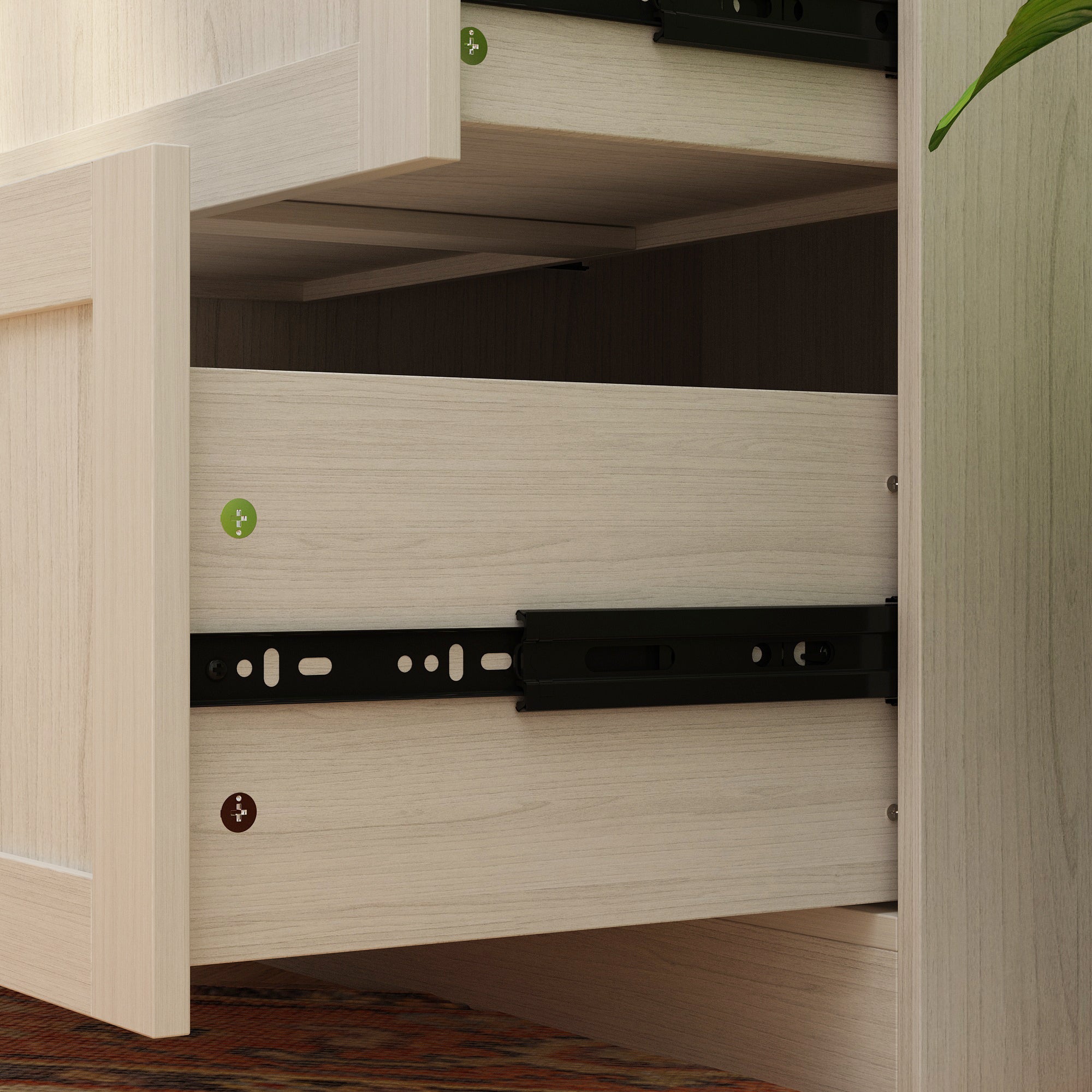 Solid + Manufactured Wood Armoire