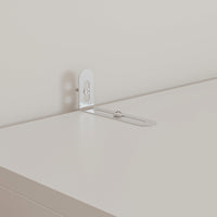 31.5" Modern White Entryway Storage Bench with Cabinet and Upholstered Seat