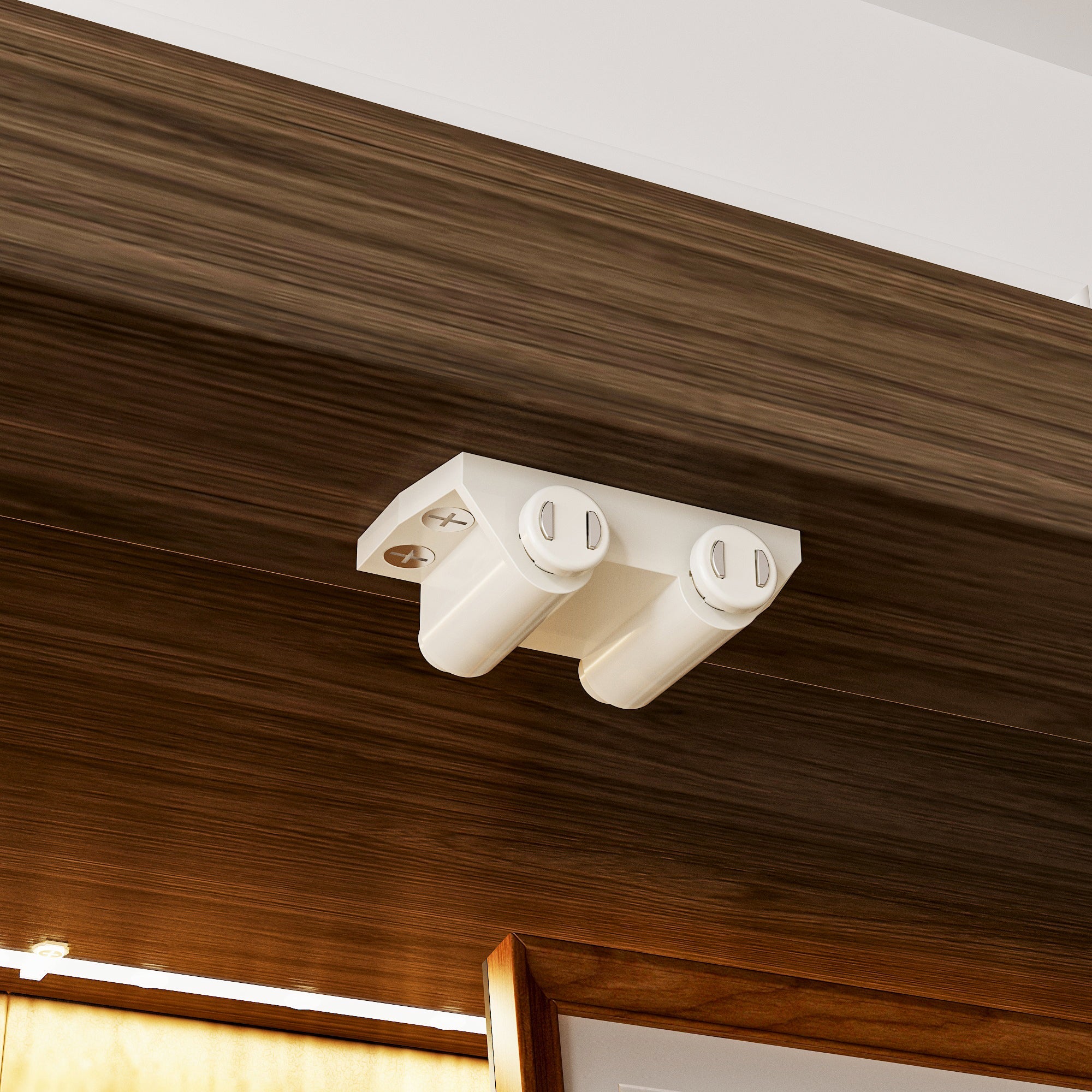 63"H China Cabinet With Glass Door And Light