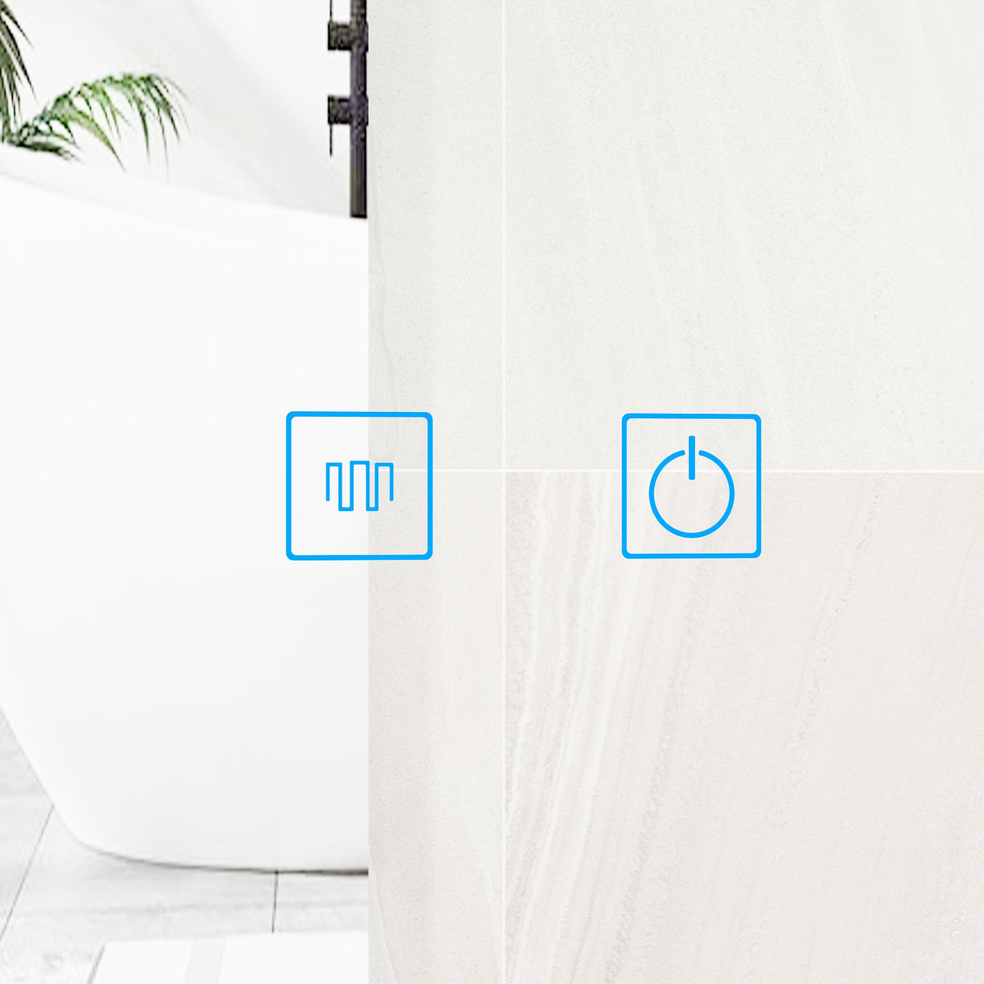 46.1" Minimalist Mirror Medicine Cabinet with Lights and Defogger