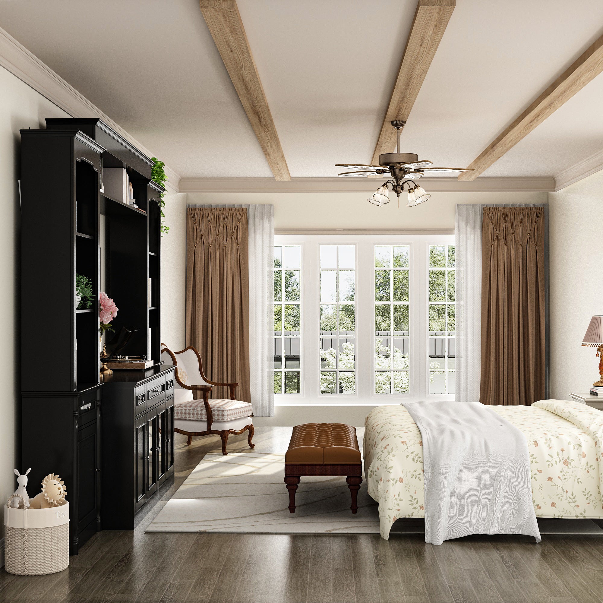 TV Hutch Large Entertainment Center