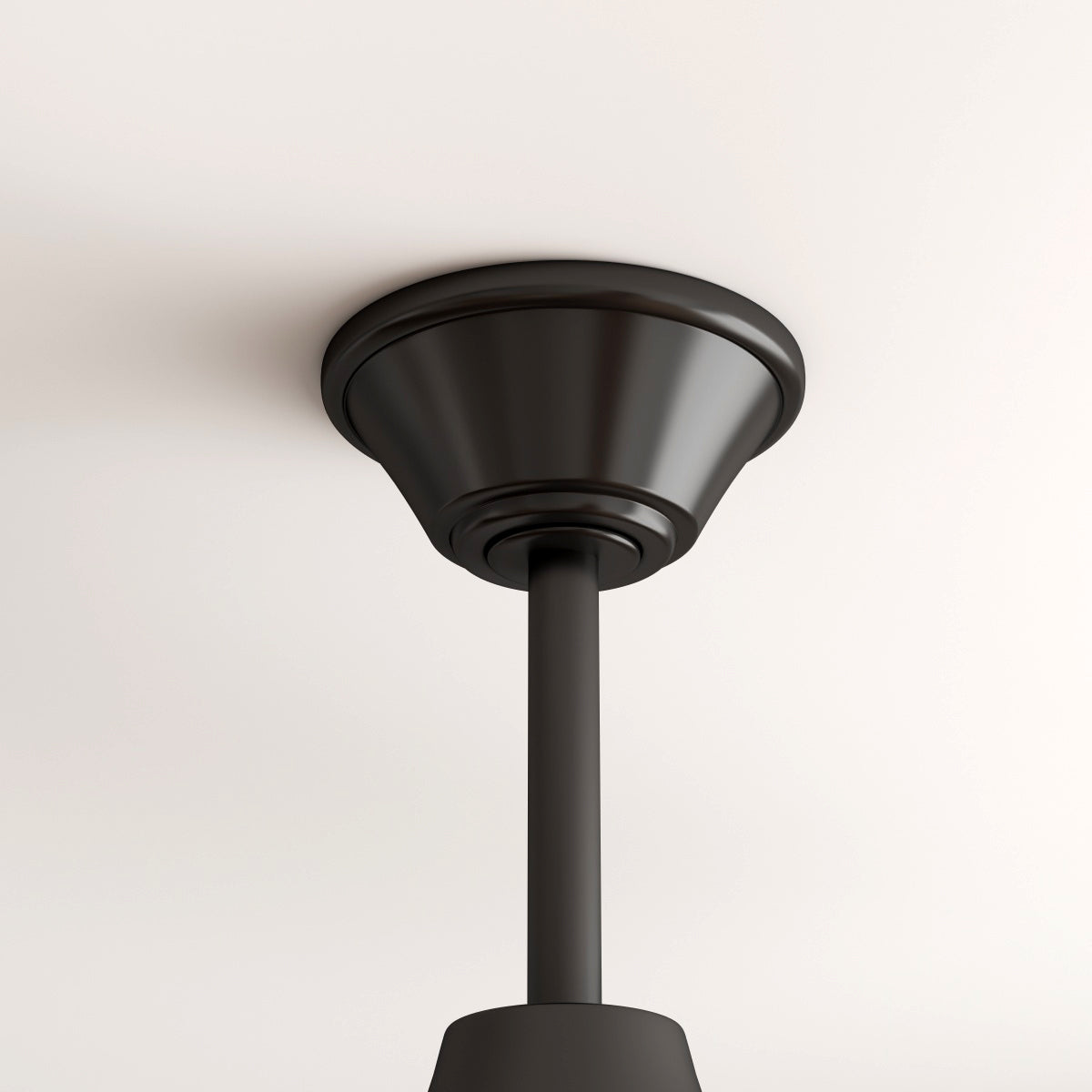 60" Modern Simple Brown Ceiling Fan With Wooden Streamline Design