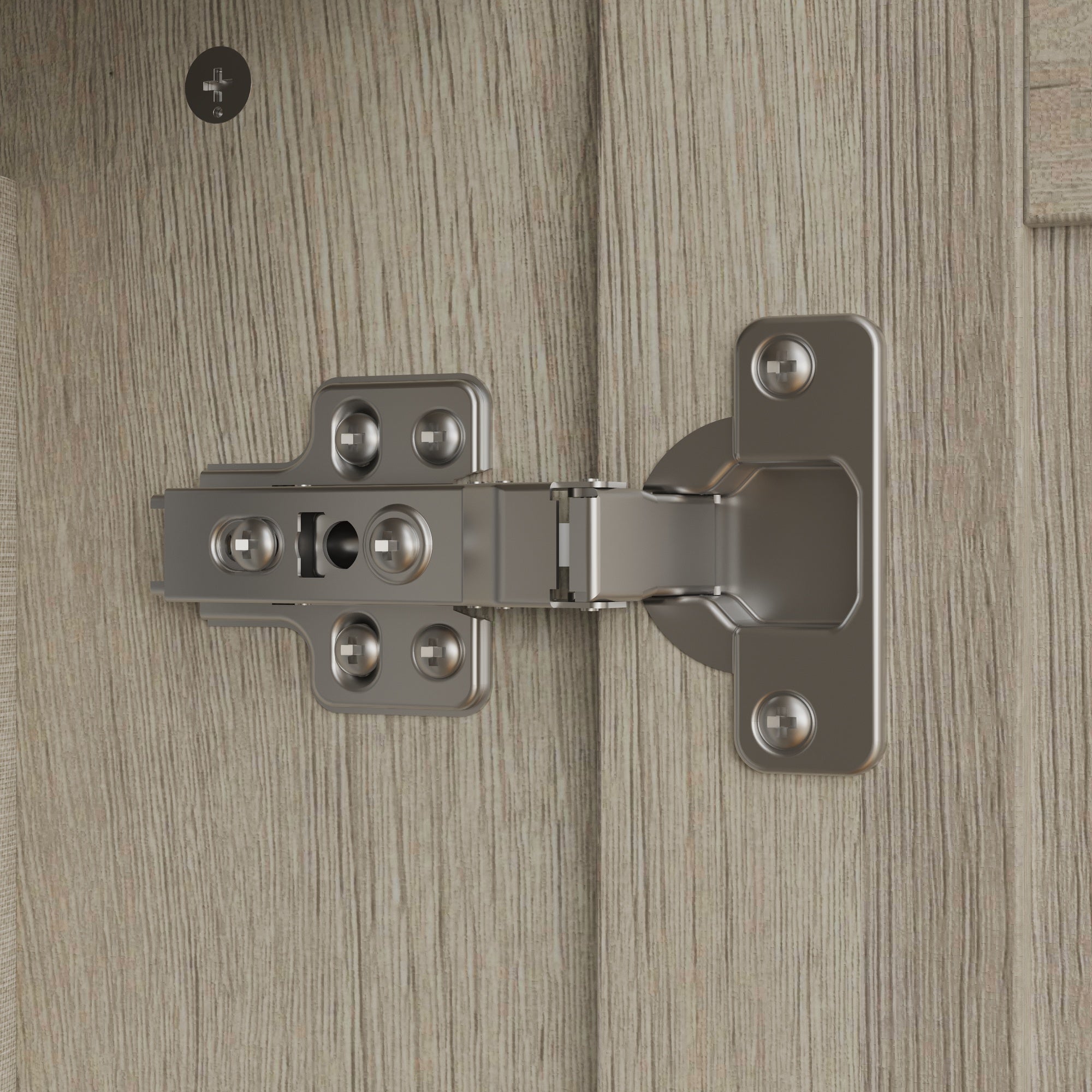 63 inch Rustic Gray-White Wood Bookcase Display Cabinet with Glass Doors & 3 Drawers