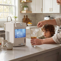 Homevol EVO1 Corded & Battery Powered Ice Maker with Self-Cleaning