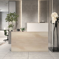 Reception Desk with Counter & Filing Cabinets for Checkout & Retail