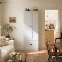 Stilla 27.6" Modern White Kitchen Pantry