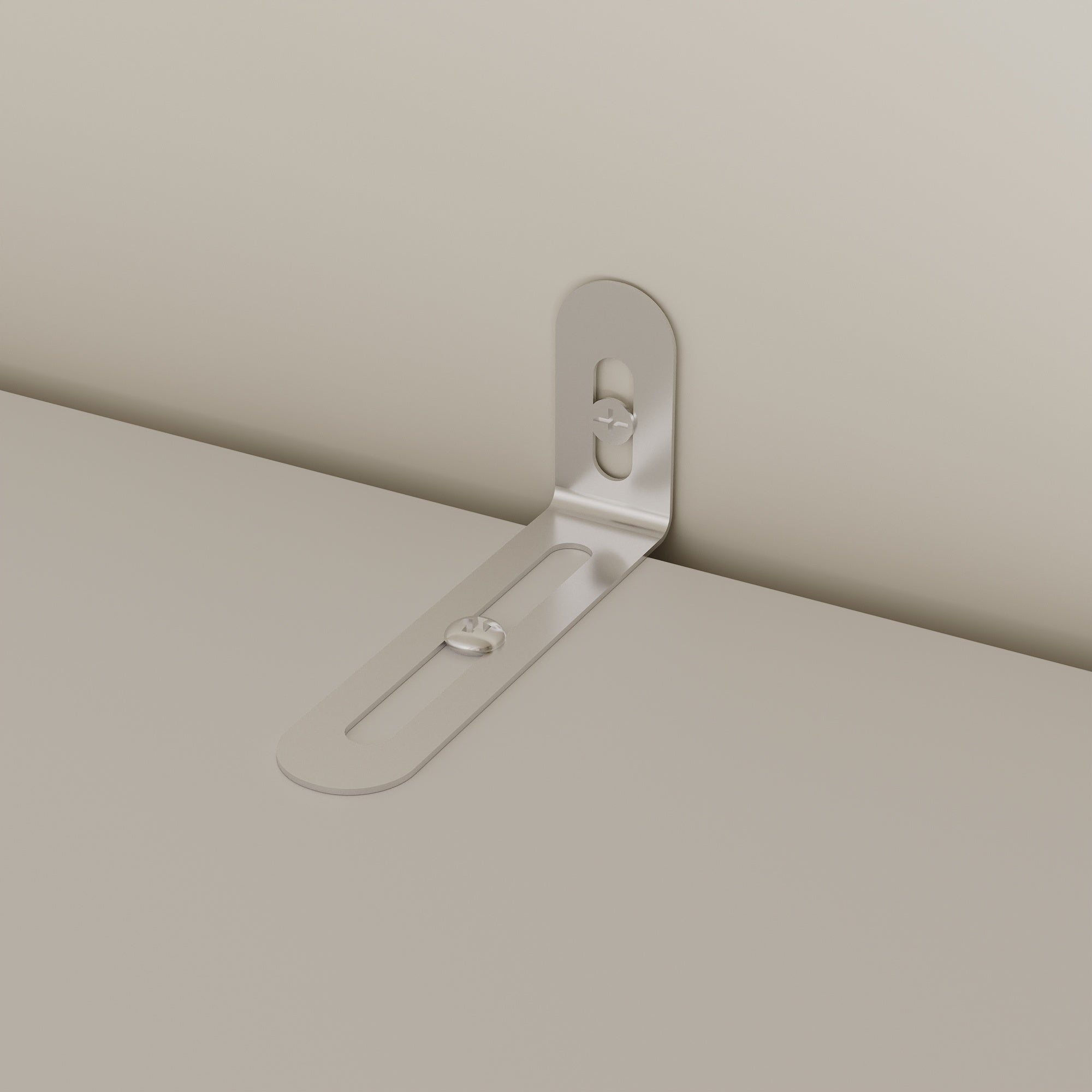 White bookcase set with glass doors, lower cabinets, and center open shelves